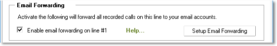 Setup Email Forwarding for Recorded Calls