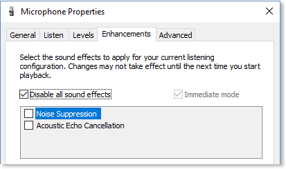 Microphone Sound Effects